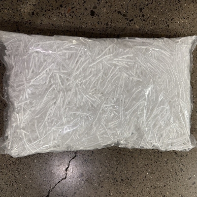 PP Macro Synthetische vezel Twist 51mm Witte kleur voor Pisos industriële vloer