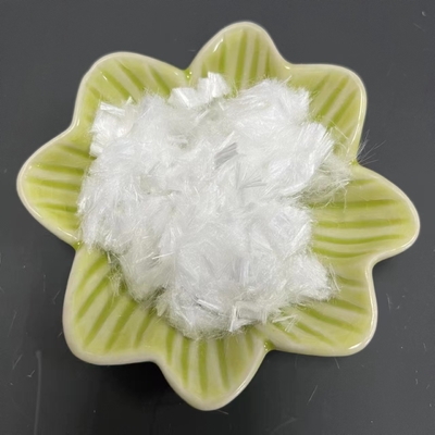 Zachte Witte Polypropyleenmonofilament pp Vezel voor Concrete Industriële Bouw