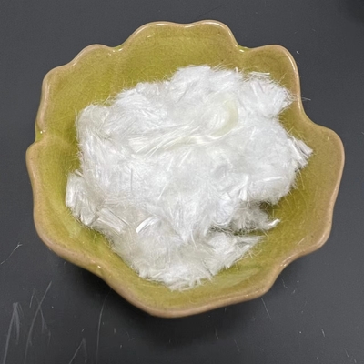 Zachte Witte Polypropyleenmonofilament pp Vezel voor Concrete Industriële Bouw