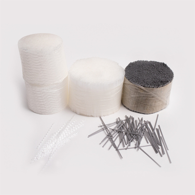 Uitstekend anti-blokkerend effect Synthetische PP-macrofibre geïmprimeerd voor funderingen en wegen