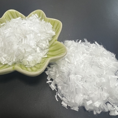 Witte stapelvezel 6mmx1.66dtex kort gesneden maïs PLA vezel voor oliebooringen