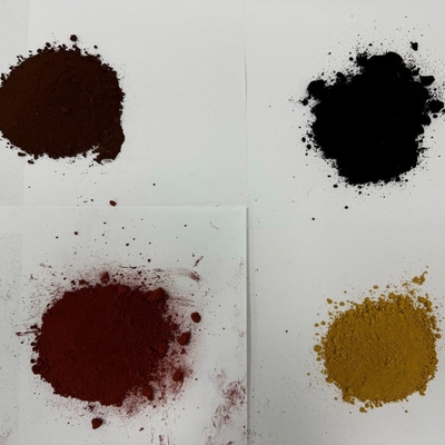 Bruin ijzeroxide met een hoge kleurvermogen voor verven en glas in beeld