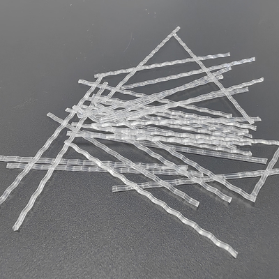 Synthetische PP polypropyleen macrogolfvezels voor betonnen versterking voor mortelgebruik