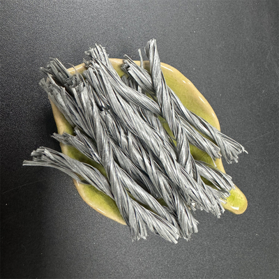 54 mm PP Twisted Bunchy Fiber Gemeenschappelijke kraakbestendigheidsvereiste