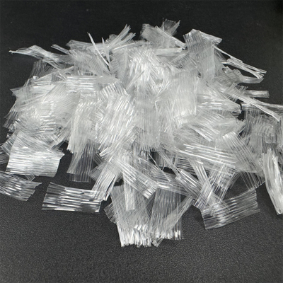 Wit Polypropyleen Concrete pp Mesh Fiber For Projects Construction