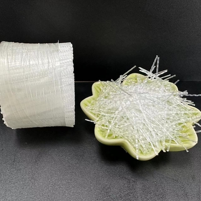 Transparante golfvorm PP Macrofiber Voor fundamentversterkingsmaterialen om de stabiliteit van de fundering te beschermen