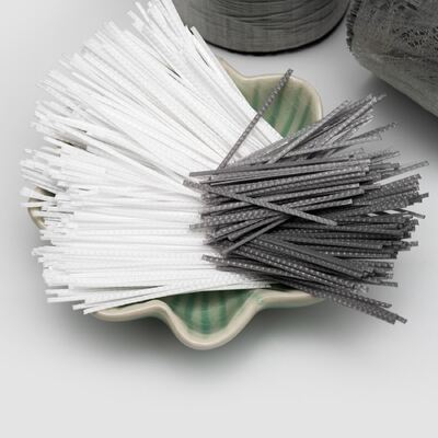 High Performance Embossed Polypropylene Macro Fiber Used in Concrete to Control Plastic Shrinkage and Settlement Cracking